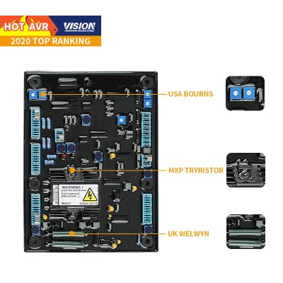 China Paralleling Fucntion Generator Parts AVR 321 AC Automatic Voltage Regulator MX321 for sale