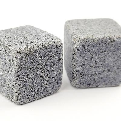 China Viable Stone Whiskey Wine Ice Stone Granite Dark Gray Marble Ice Stone for sale