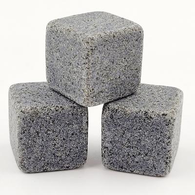 China Viable Ice Marble Dark Gray Wine Marble Granite Cube Ice Stone Ice Stone for sale