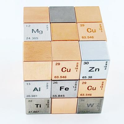 China Latest Decoration Design Ornament Blocks Metal Element Cubes From Metal Element Cubes Collection for sale