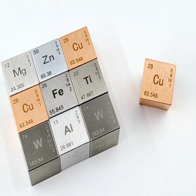 China Custom Decoration CNC Processing Metal Cube With Engraving for sale