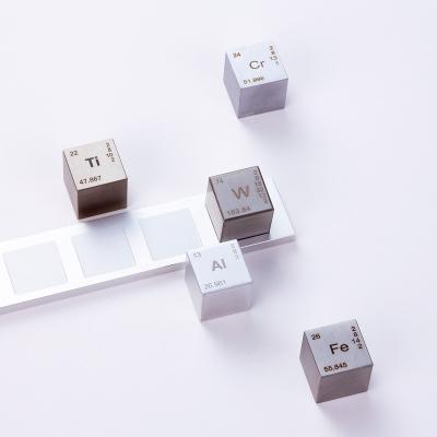 China Latest Decoration Design Ornament Blocks Metal Element Cubes From Metal Element Cubes Collection for sale