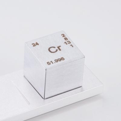 China High Purity Table Display Decoration Customized Chrome Cubes for sale