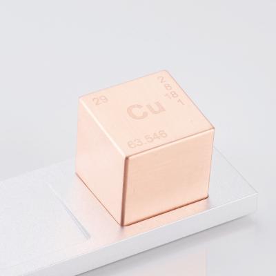 China Pure Copper Cube Decoration Cube Metal Appointed Sole Selling Agent For North America for sale