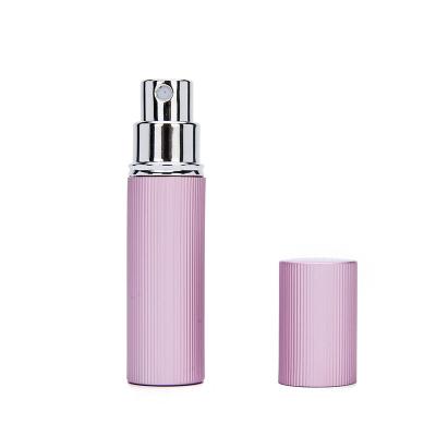 China Personal Care 5ml Pocket Perfume Aluminum Empty Glass Perfume Bottle for sale