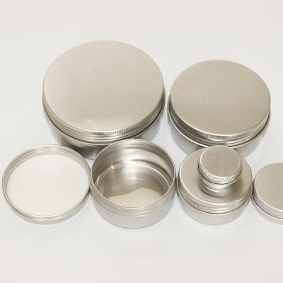 China 5ML 20ML 50ML 100ML Recyclable Aluminum Cosmetic Cream Jar Packaging Box for sale