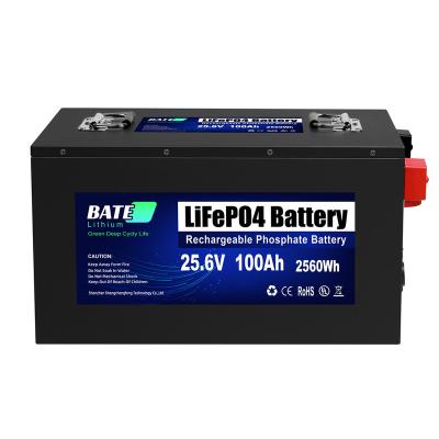 China Wireless Charging Stock 25.6V 200Ah Deep Cycle Lthium Iron Phosphate Battery LiFePO4 Lithium Battery for Energy Storage for sale