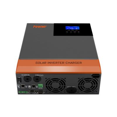 China PowMr 5.6KW 500V PV MPPT 80A Input Current 48V DC Pure Sine Wave 5500W Output POW-HPM5.6KW Solar Inverter 426*322*124mm for sale