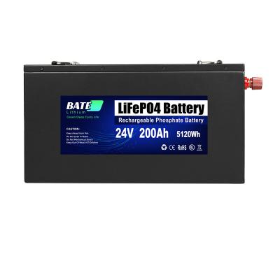 China Toys 24V 200ah Lifepo4 Battery Pack Lithium Solar Battery 24V 200ah for Solar Energy System, RV, E-Boat, E-Motor etc. for sale