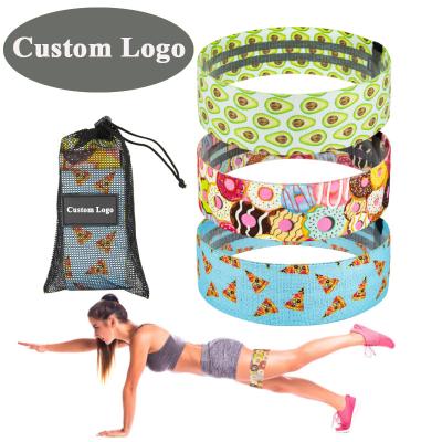 China Non-Slip Resistance Bands Adjustable Bands Custom Fitness Training Stretch Circle Cloth Bulk Resistance Bands Set For Yoga for sale