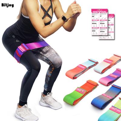 China Anti-Slip Resistance Bands Logo Arm Leg Occlusion Bands FBs Private Label VE Lcro Custom Adjustable Botty Bands for sale