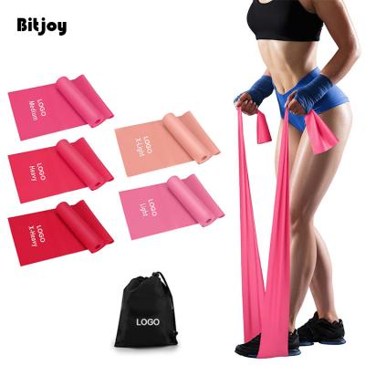 China Resistance Grip Bands Wholesale 1500mm Workout 3pcs Yoga Therapy Loop Strap Elastic Hip Stretching Resistance Bands Set For Yoga for sale