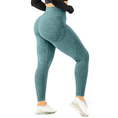 China 2021 Wholesale Breathable Women High Waist Seamless Sports Fitness Pants Sexy Gym Yoga Leggings BK280 for sale