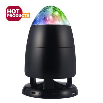 China Wireless Charger for Mobile Phone Wireless Party Lights Strobe Crystal Magic Ball Lights with USB Charging Disco Ball DJ Light Bluetooth Speaker for sale