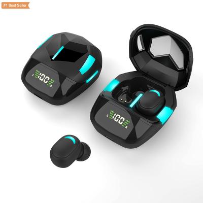 China TWS Wireless Gamer Earphone 3D Surround ActiveNoise Stereo Canceling LED Display G7S Gamer Wireless Bluetooth Waterproof Headphones for sale