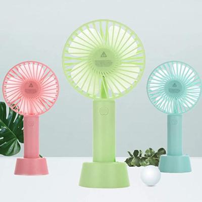 China Mini Lowest Price Small Handheld Battery Powered Face Fan Portable Rechargeable Strong Airflow for Room Camping Outdoor Office for sale