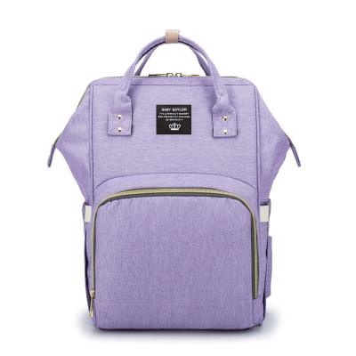 China With New Design USB Mummy Maternity Baby Bag Portable Felt Diaper Bag for sale