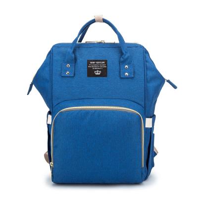 China With USB 2022 New Designer Unique Luxury Nylon Waterproof Mommy Bag Baby Diaper Bag Backpack for sale