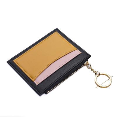 China Small Mini Coin Purse Zipper Change Waterproof Wallet Key Chain Card Holder for Women Ladies for sale