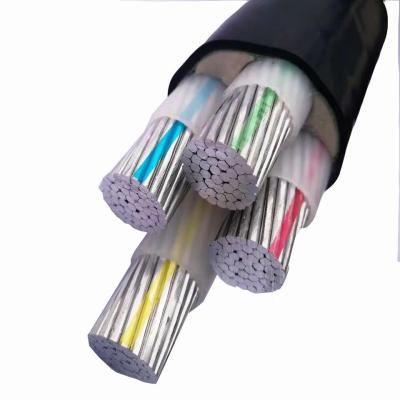 China Insulated XLPE Cable Wire 4 Core 35mm 50mm 70mm 95mm 120mm 185mm 240mm Aluminium Core for sale