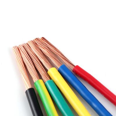 China Bare Solid Core Copper Wire BVR For Household Building PVC Insulated Stranded Conductor for sale