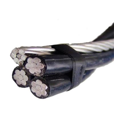 China Customized PVC Insulated ABC Cable Low Voltage 1KV Aerial Bunch Cable for sale