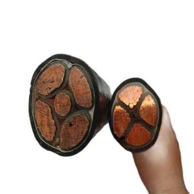 China Industrial Power Transmission Nyy 0.6/1kv Low Voltage Power Cable with 3x150 mm2 Copper Conductor and Steel Wire Armour for sale