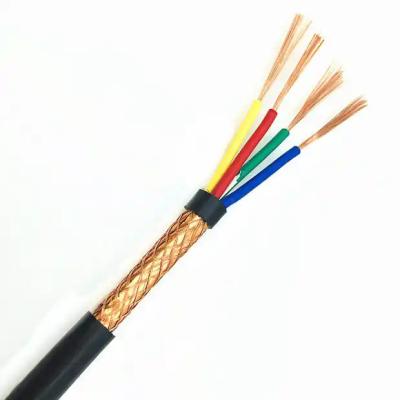 China 0.75mm2 300V RVVP 4 Kern abgeschirmtes Kabel sicher mit Polyethylen Isolierung zu verkaufen