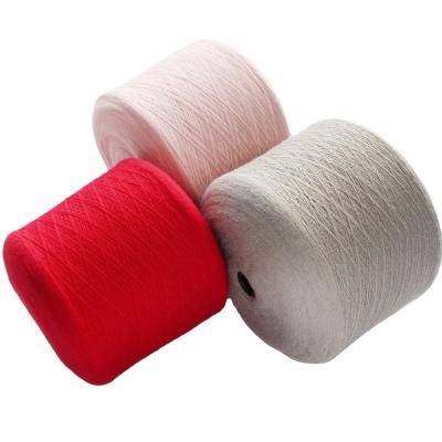 China Anti-Static Imitated Angora Yarn Nm 48 2 50%Viscose 22% Nylon 28% Pbt Core Spun Yarn for Knitting Sweater 12gg 14gg for sale