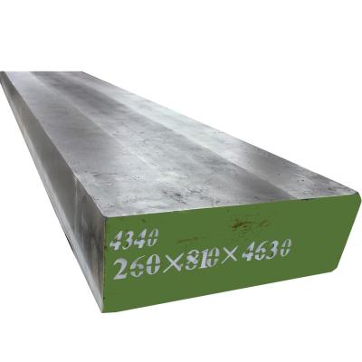 China Hot sale 1.6582/4340/40CrNiMoA/SACM639 flat product bar plate of structural steel bar and round bar for sale