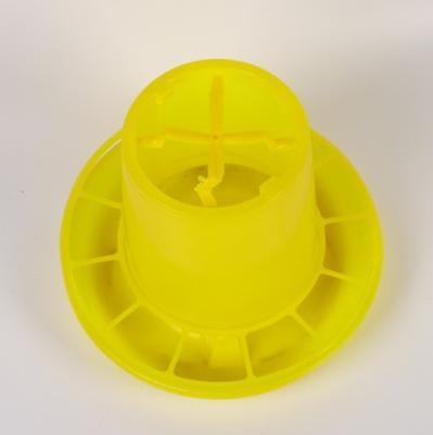 China Farms Cheap Chicken Equipment Yellow Plastic Feeders For Chickens Animal Feeders For Hen Chicks for sale