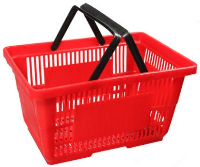 China Grocery plastic baskets for supermarket shopping shopping baskets for retail BYS-B004 for sale