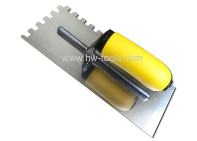 China Stainless steel Plastering trowel with soft handle HW02234T for sale