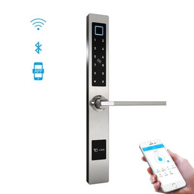 China 304 A waterproof stainless steel and antifreeze smart locks that supports TT LOCK APP remote control for outdoor use for sale