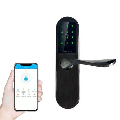 China Security Smart Home Security Smart Home Door Lock Electronic Keyless System WiFi Door Lock Electronic NFC Card WiFi Door Lock Hotel Apart for sale