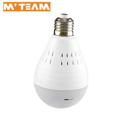 China Cheap Fisheye Wireless IP Hidden Camera Spy Bulb Light Wifi Radio Two Way Audio Lamp 360 Degree Panoramic WIFI Camera for sale