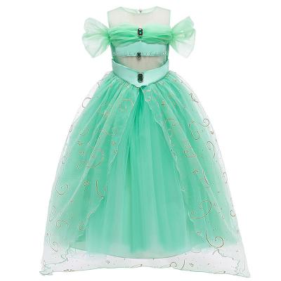 China Breathable Girls Dresses For 5-12 Years Birthday Baby Dress Sleeveless Princess Dress Christmas Girls Wedding Pageant Costume Long for sale