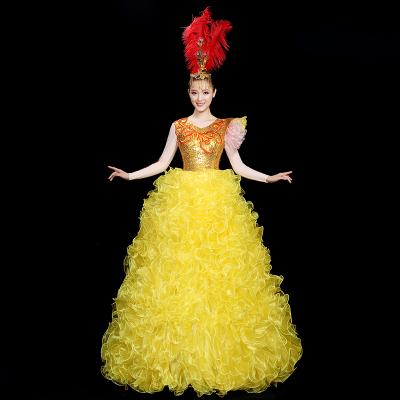 China Carnival Circus Cabaret Costume Carnival Dance Stage Girls Dresses Costume Theater Show Wear for sale