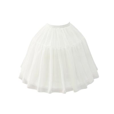 China Lolita Carmen Slip Liner Cute Girls Polyester/Cotton Fishbone Cosplay Short Skirt Skirt Adjustable Petticoat for sale