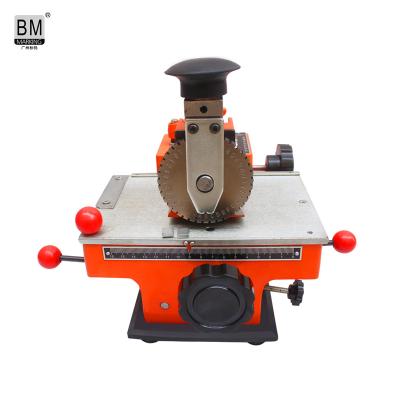 China Hotels Manual Plate Embossing Machine Marking Machine for sale