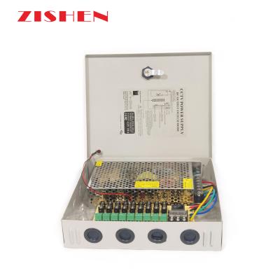 China 9CH CCTV Camera LEDs/3D Printer CCTV 12V 10A 120W LED Power Supply Distribution Box for sale