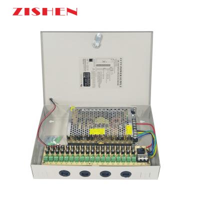 China 12V 20A 250W 18CH CCTV Power Supply Box For CCTV Camera LED Change Power Supply S18CH-250-12 for sale