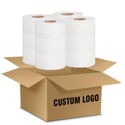 China Hot Selling Home Office Public Places Factory Custom Wholesale Custom Home Office Toilet Paper Napkin Wood Pulp Wood Pulp Giant Toilet Paper for sale