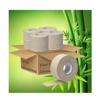 China Home Office Public Places Hot Selling Wholesale Bamboo Pulp Toilet Paper 1/2/3/4 Handle Mini Jumbo Ultra Soft Printed Dispenser Toilet Paper for sale