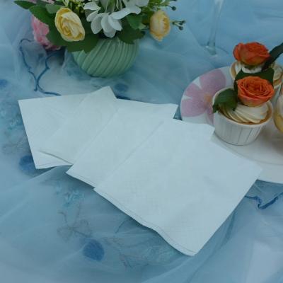 China China Wholesale Soft White Customized Luxury Disposable Table Napkins Eco Paper Towel Disposable Napkin for sale