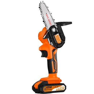 China High Quality Stop Solution Mini Cordless Chainsaw Wood Branches Lithium Battery Rechargeable Chainsaw for sale