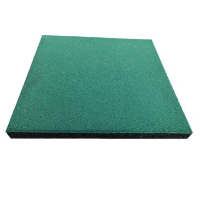 China Modern Outdoor 50mm Rubber Floor Tiles For Sport Use for sale