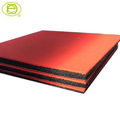 China Recycled Rubber Granules EPDM Color Red Color Fooring Tiles for sale