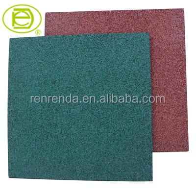 China Recycled Rubber Granules Clean Outdoor Use Floor Rubber Bricks And Mats for sale