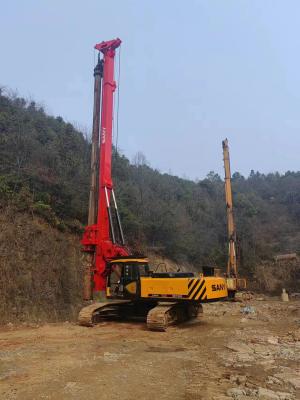 China SANY SR150 renoveerde Roterende Boor Rig Second Hand Borewell Machine 18432mm Te koop